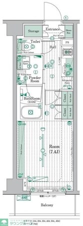 ブライズ高円寺の物件間取画像
